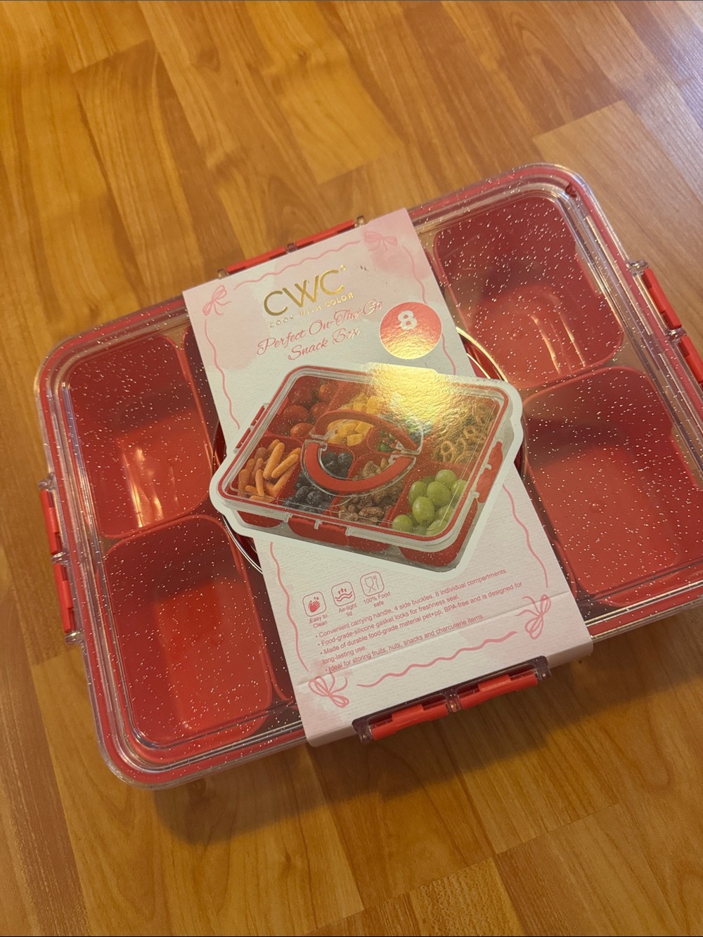 CWC food storage travel snackle box container NEW